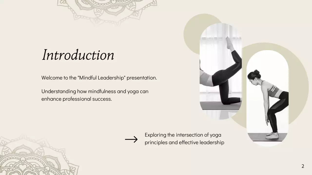 Beige Minimal Yoga Guide Presentation