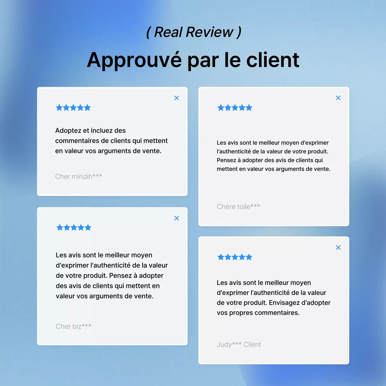 Promouvoir les revues de mode en bleu et gris