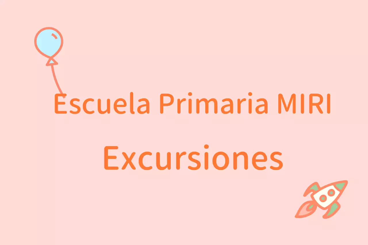 Anuncios rosas y blancos para grupos de excursión de escuela primaria