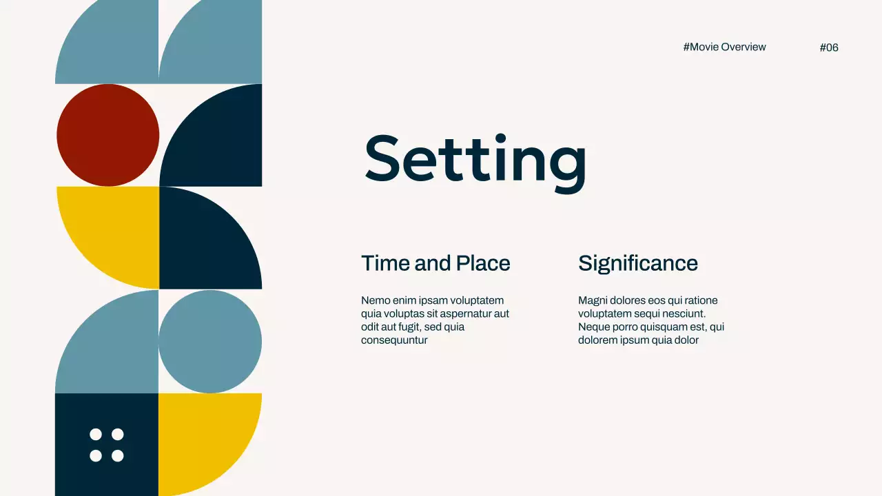 Colorful Modern Movie Guide Presentation