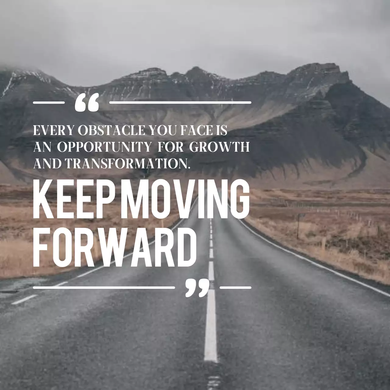 Grey Minimal Motivation Announcement Social Media Post