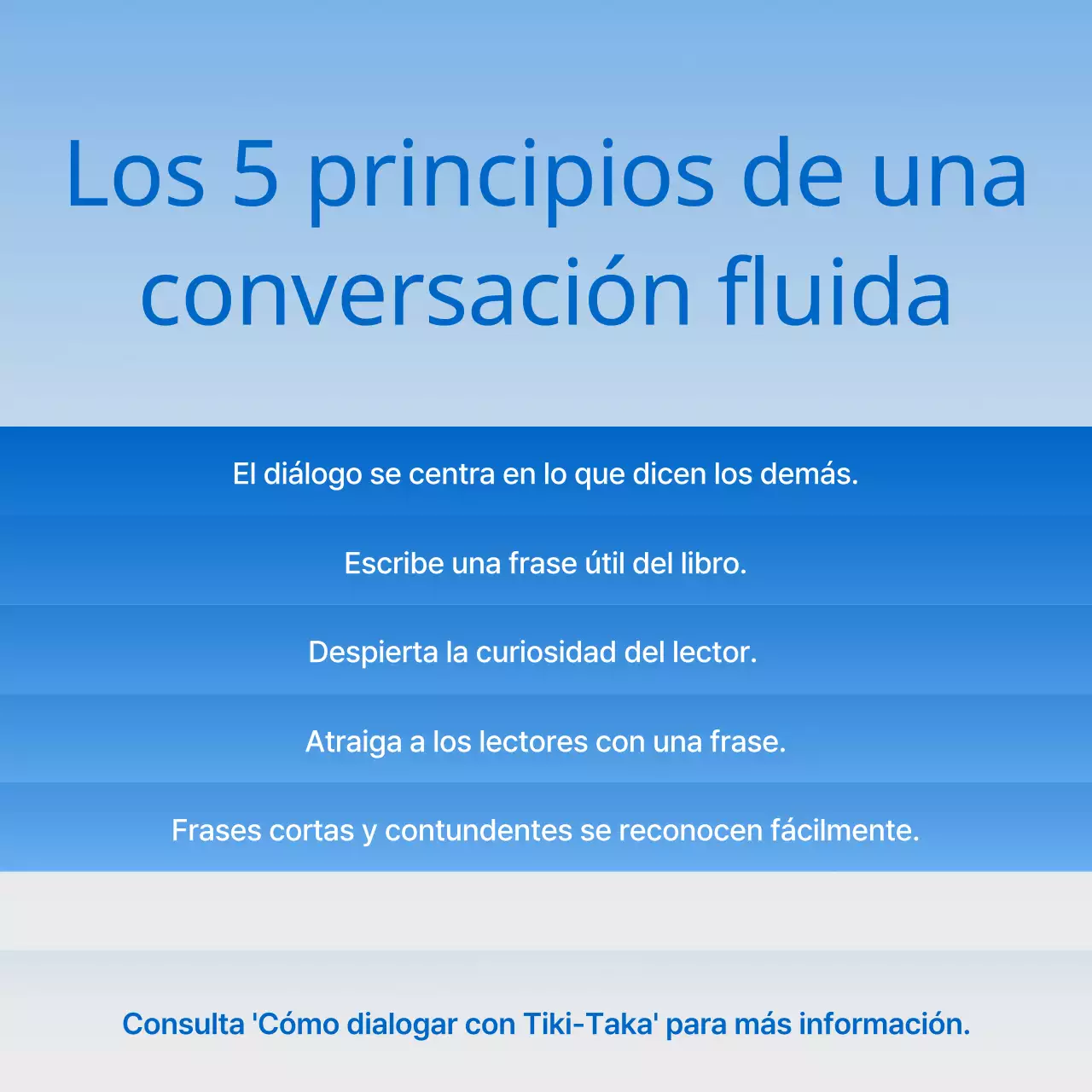 Promoción minimalista del lanzamiento de un libro en azul y azul claro