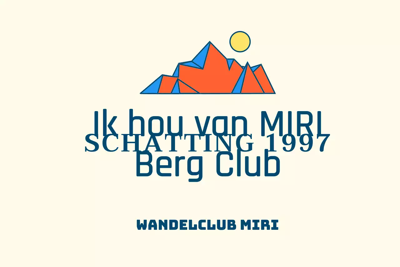Sportclubs met veelkleurige bergillustraties