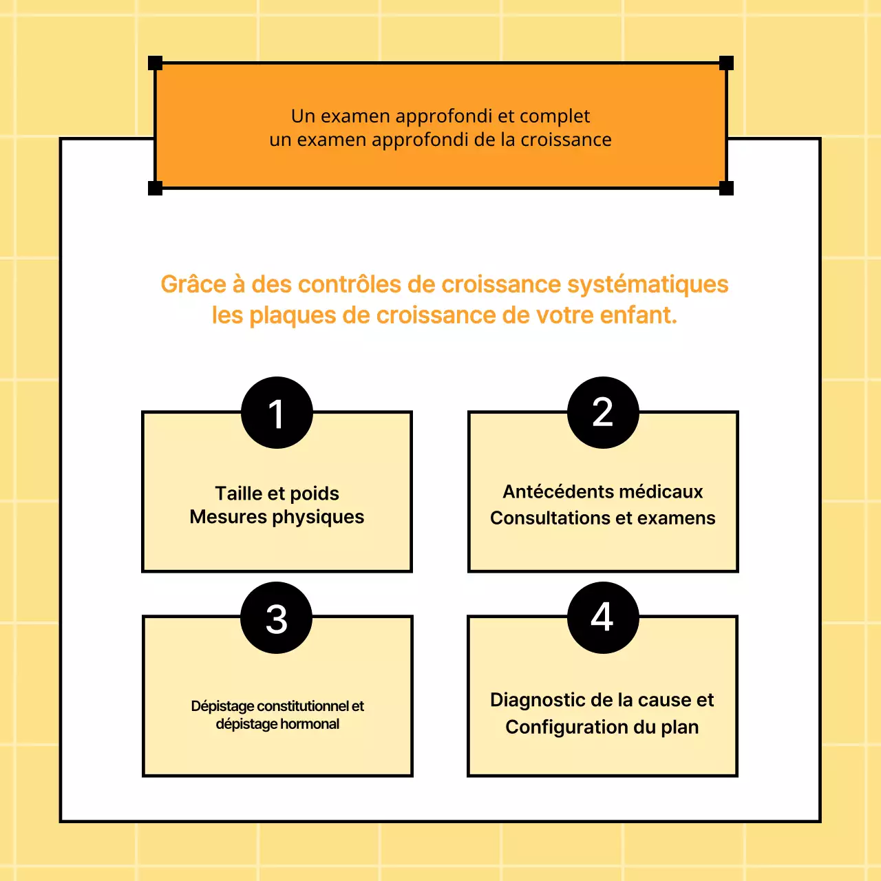 Promouvoir la clinique de croissance pour enfants Yellow's lovely