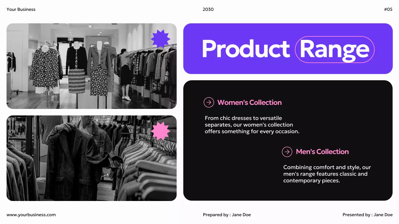 Black Blue Pink Modern Geometric Bento Box Brand Identity Guidelines Instruction