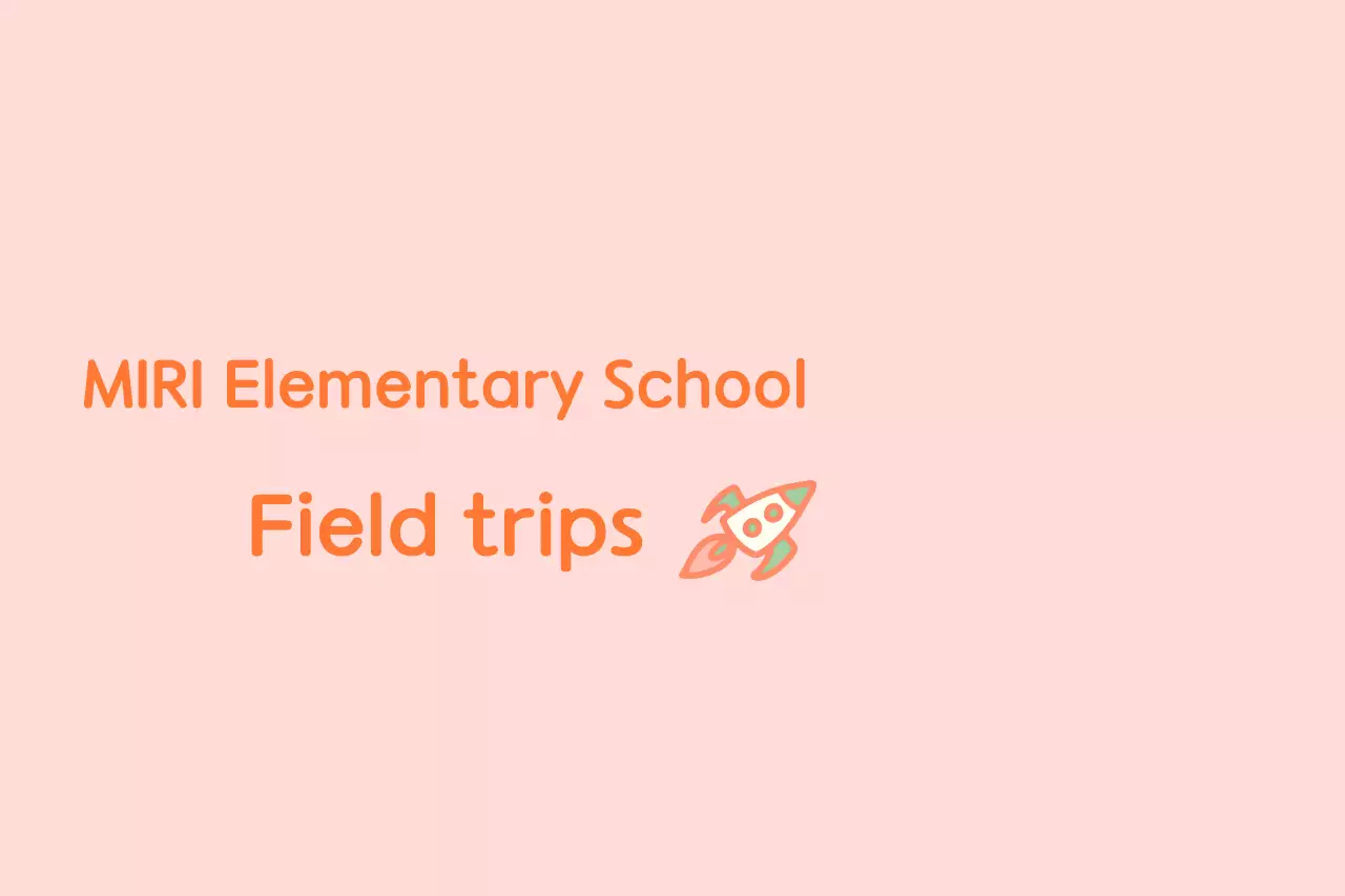 Pink and white elementary school field trip group announcements