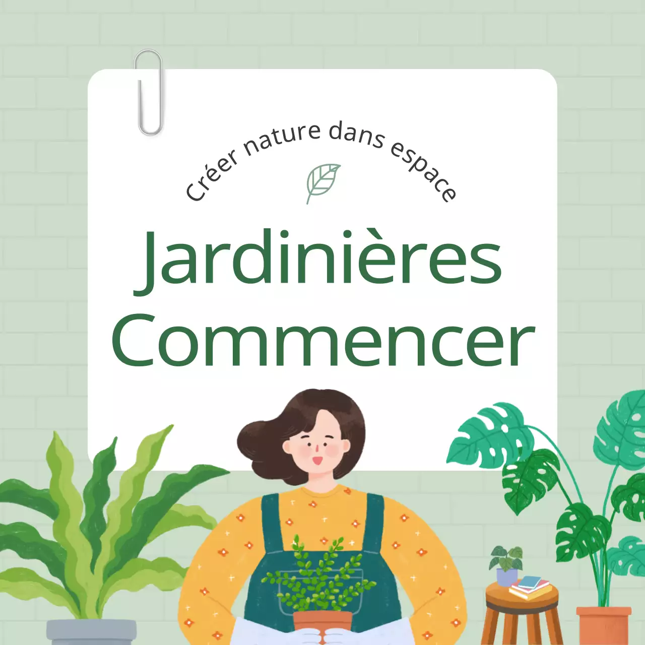 Promouvoir votre plant terrier vert et blanc