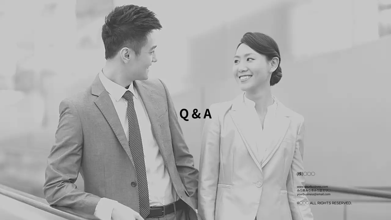 白 シンプル ビジネス プレゼンテーション