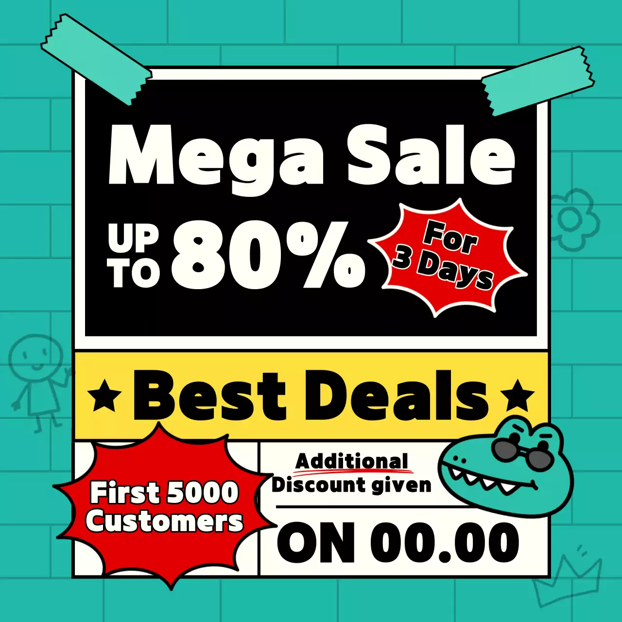 Teal Comic Promo Advertisement Instagram Carousel