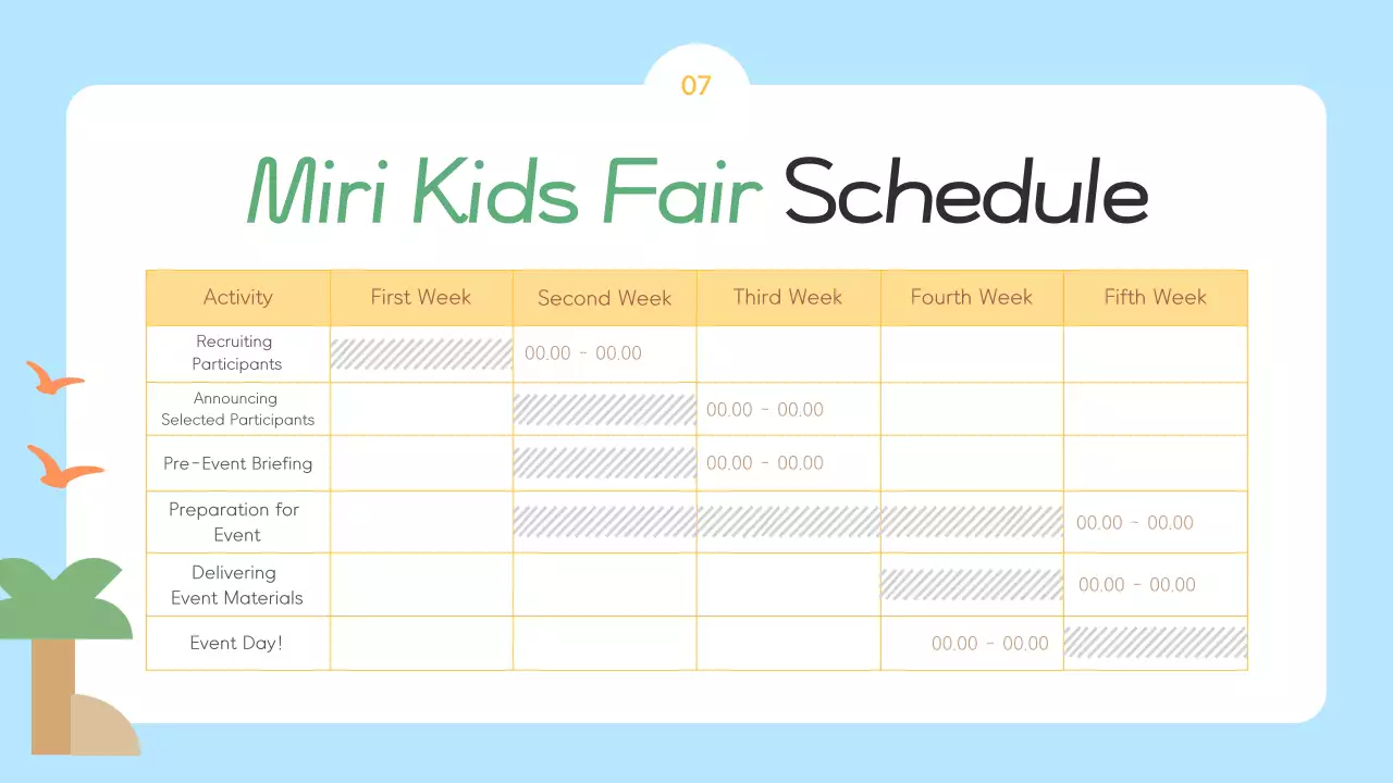 Blue Playful Kids Event Promotion Presentation