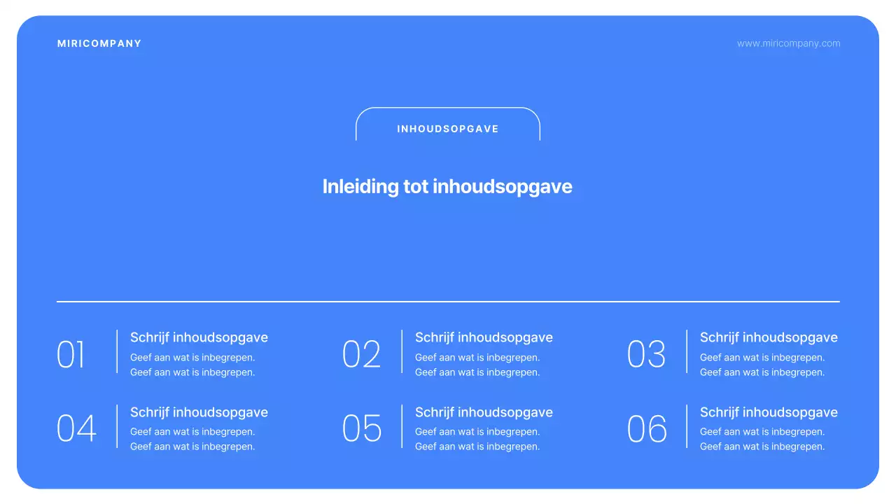 Eenvoudige bedrijfsrapporten in blauw