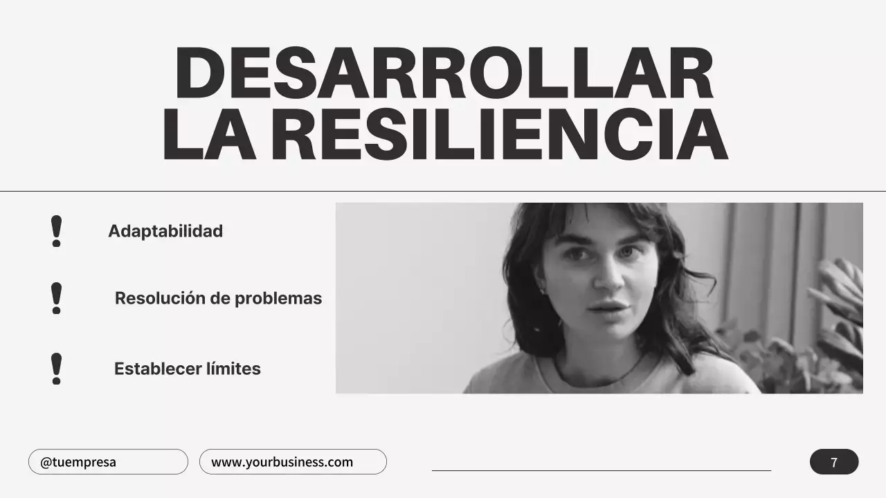 Gris Negro Minimalista Emocional Burnout Consejos