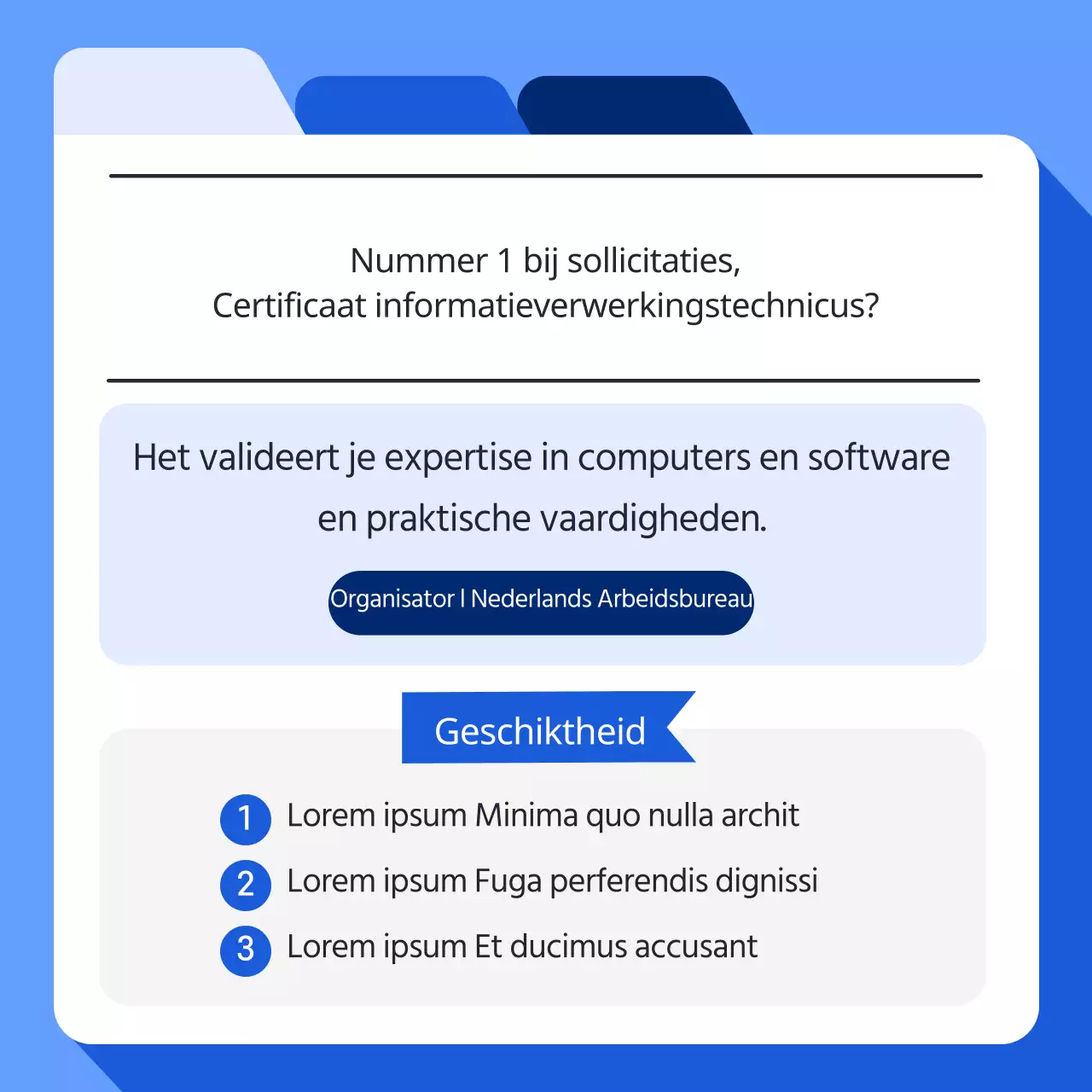 Over de Blue's-cursus voor eenvoudige informatieverwerker