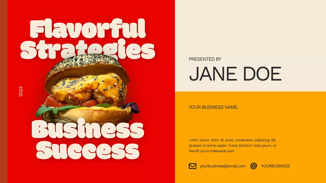 Red Retro Business Presentation