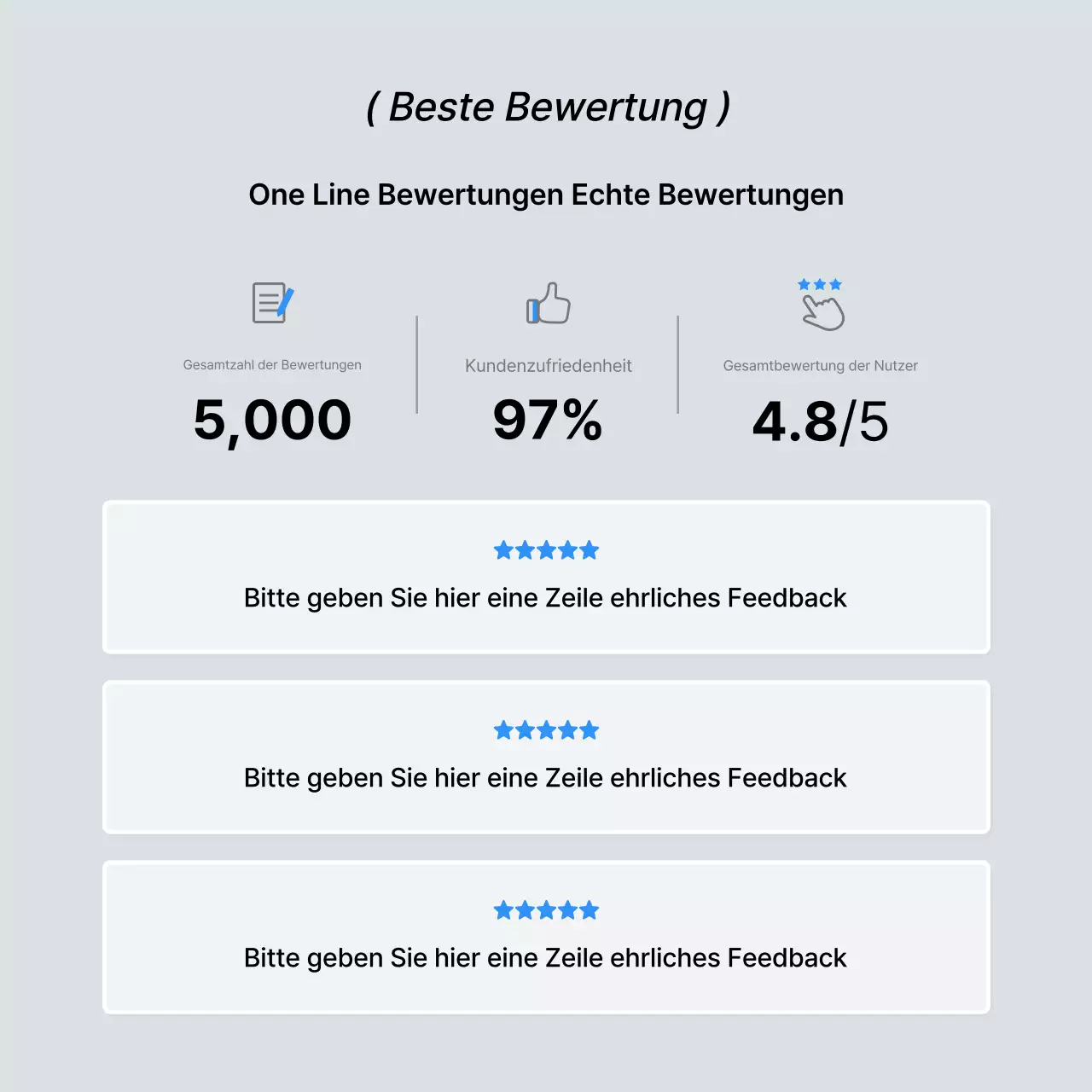 Fördern Sie trendige Modeberichte in Blau und Grau