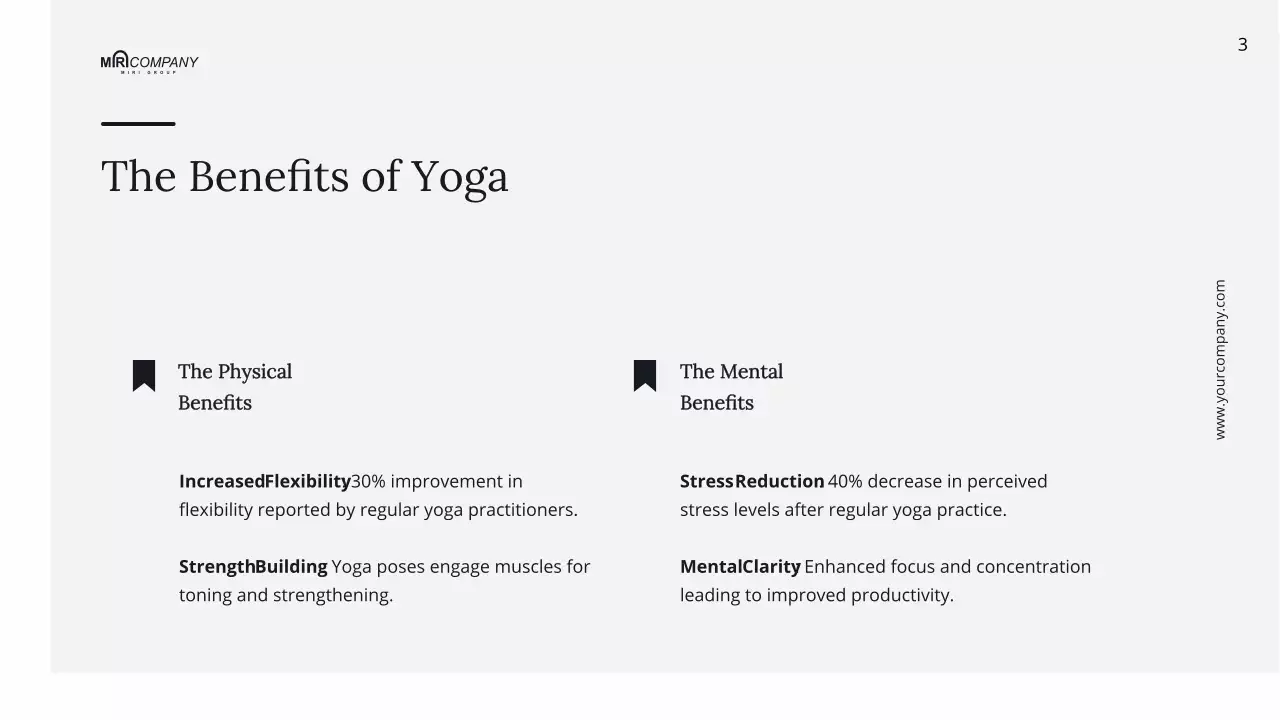 White Modern Yoga Guide Presentation