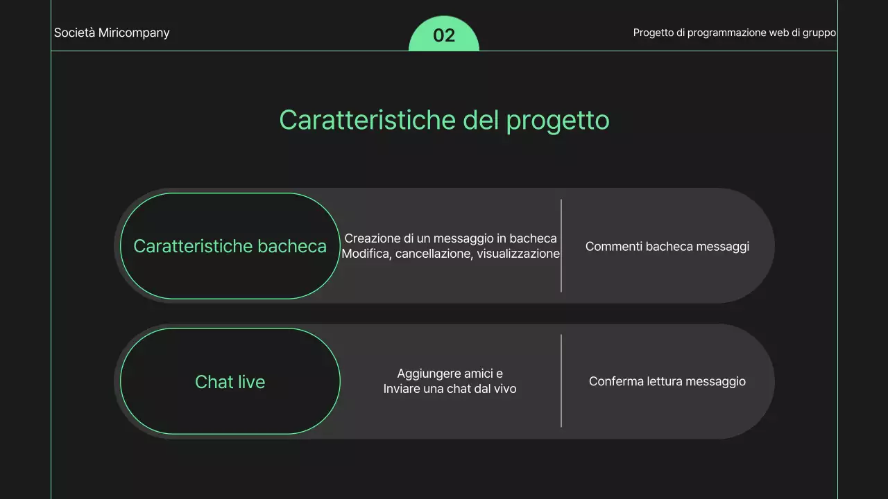 Un semplice brief di sviluppo web in bianco e nero