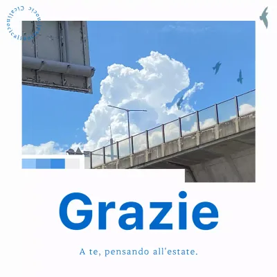 Un semplice post estivo in blu