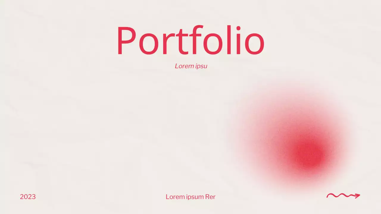 Portefeuille du graphiste Red Trend