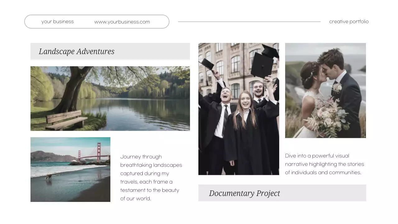 White Minimal Personal Creative Portfolio
