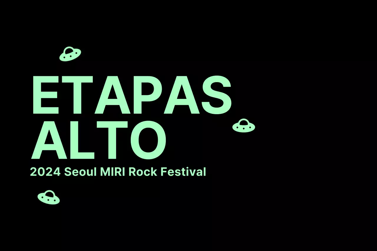 Conceção do conceito de festival utilizando um esquema de cores preto e pastel em dois tons