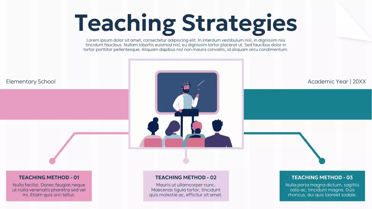 Teal Professional Classroom Guide Presentation
