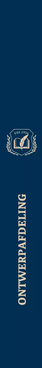 Kleurrijke universiteit met schoollogo