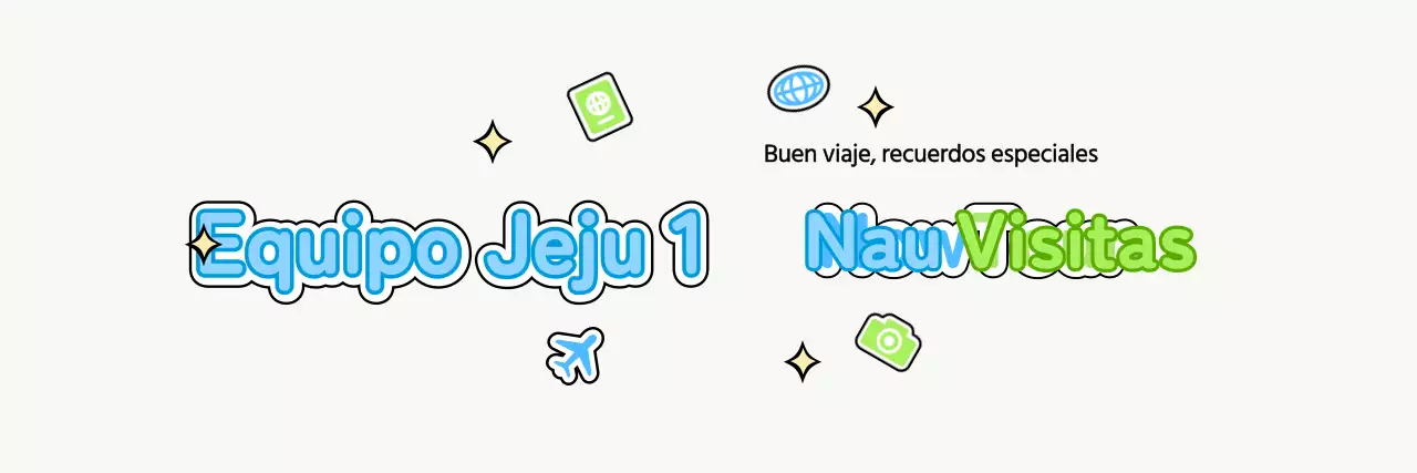 Diseña una simpática guía turística con nubes y diferentes iconos