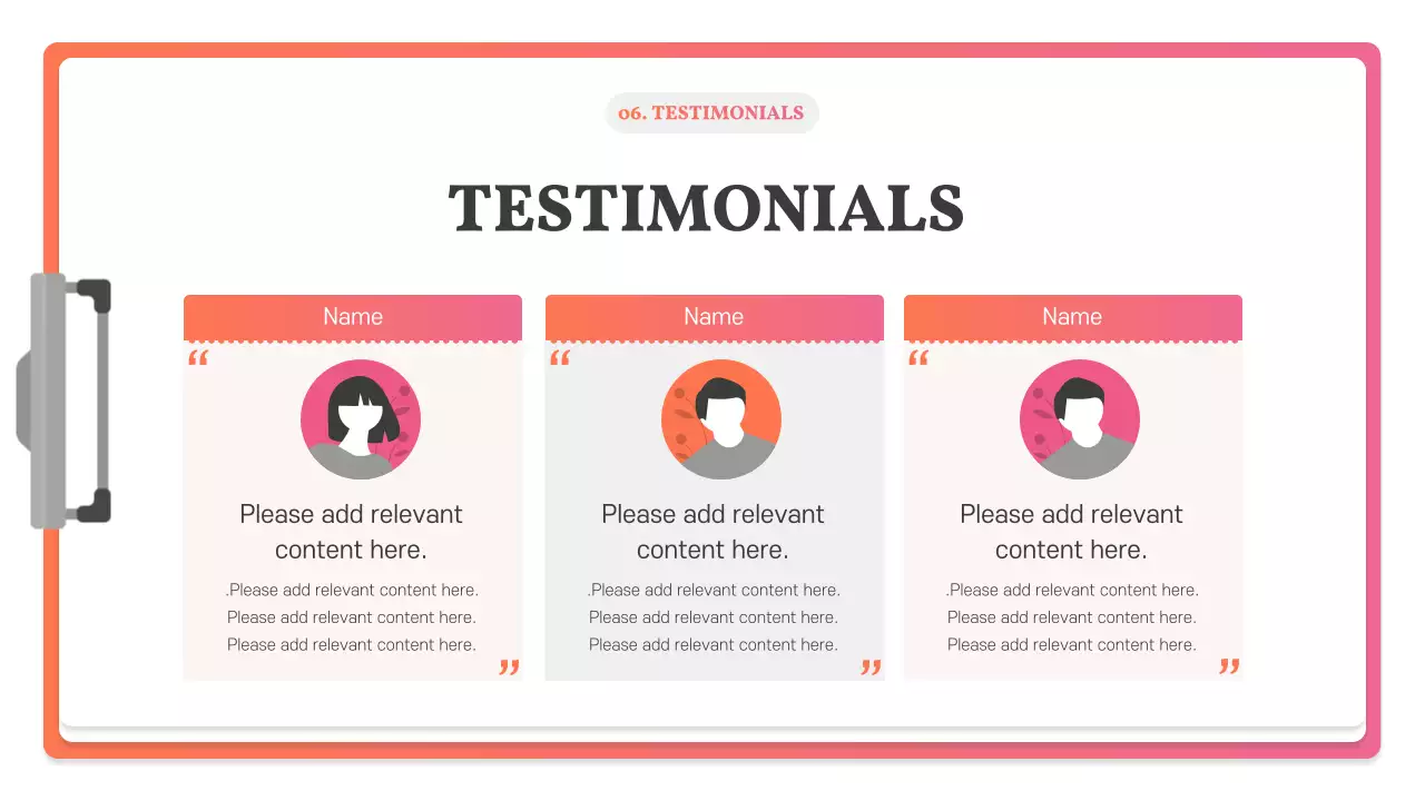 Orange Modern Marketing Report Presentation