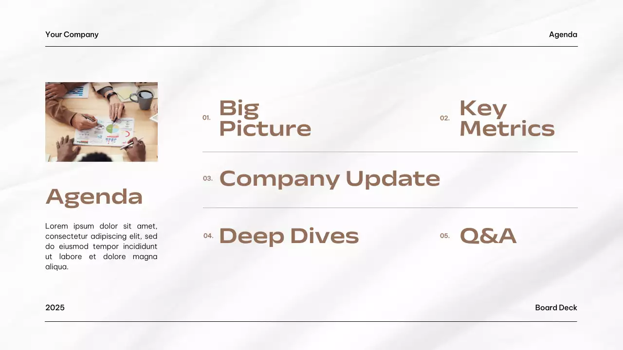 Black Modern Business Document Presentation