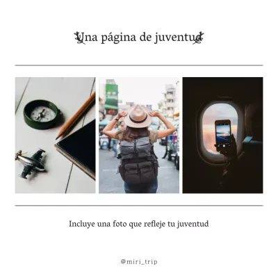 Álbumes en blanco y negro del reto de viajes juveniles minimalistas