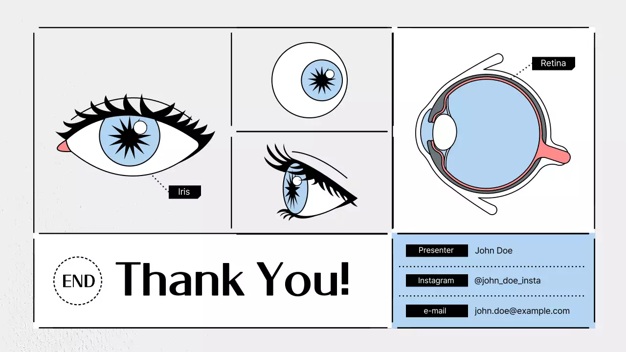 Blue Modern Eye Lecture Presentation