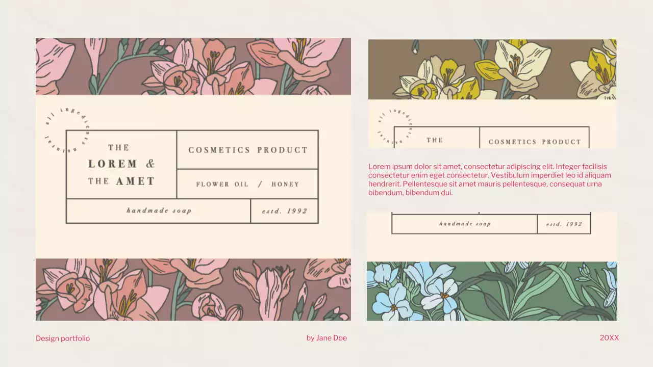 Red Modern Portfolio Resume Presentation