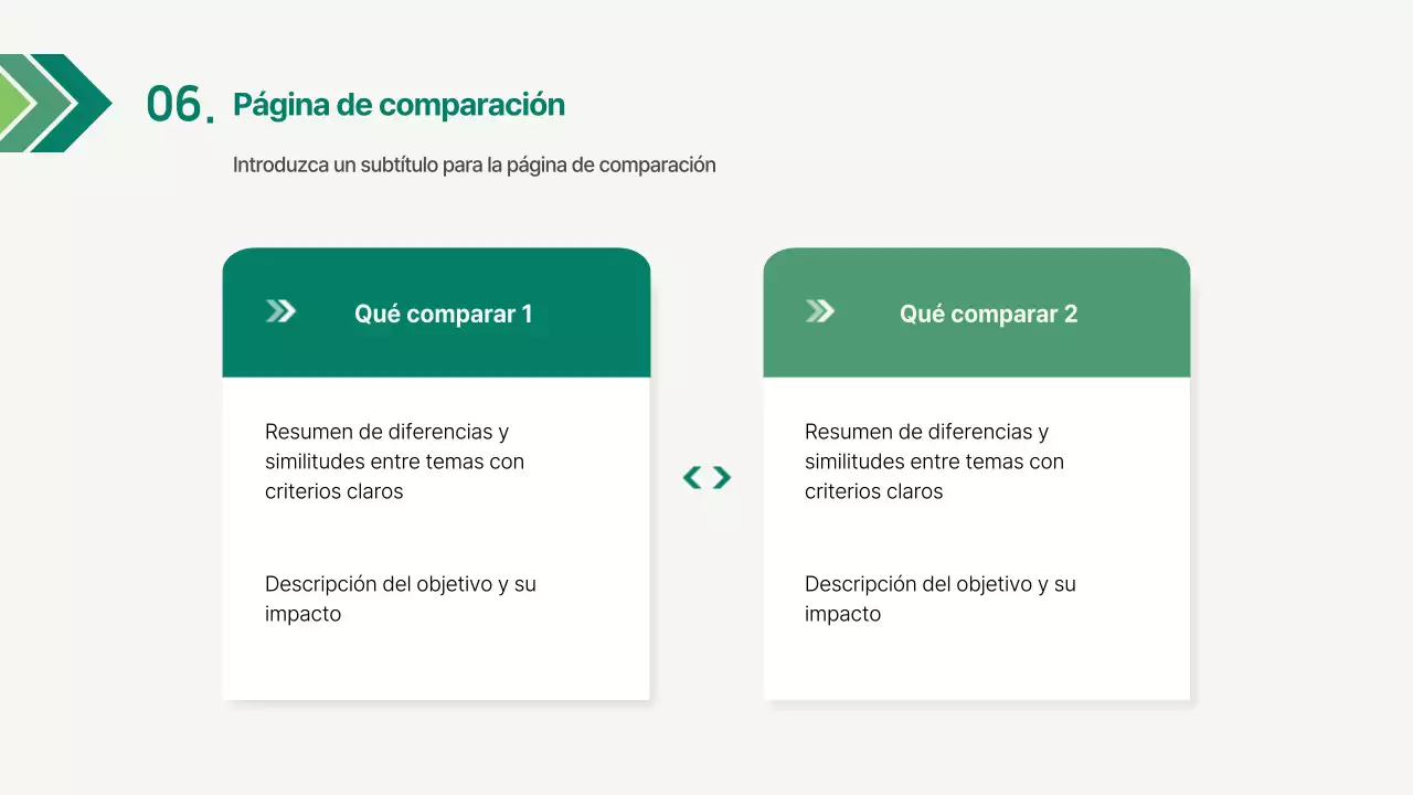 Un sencillo informe corporativo en verde