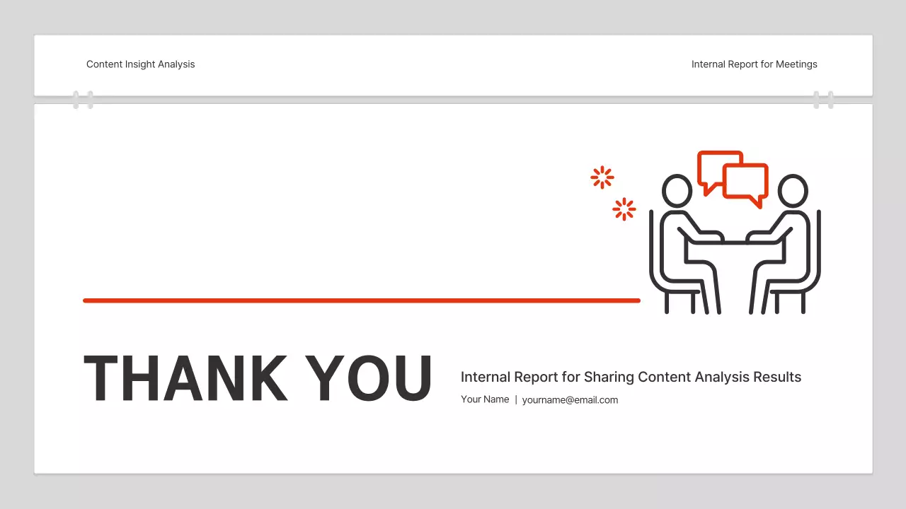 Laporan analisis konten merah dan putih yang sederhana