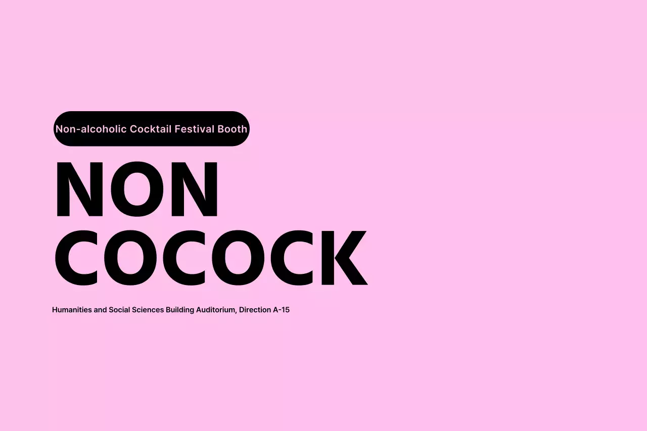 Designing a festival concept using black and pastel two-tone colors