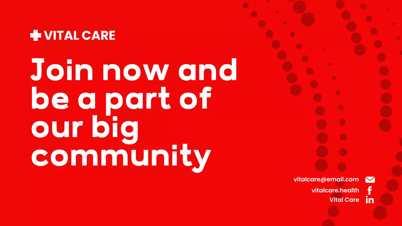 Red Modern Healthcare Presentation