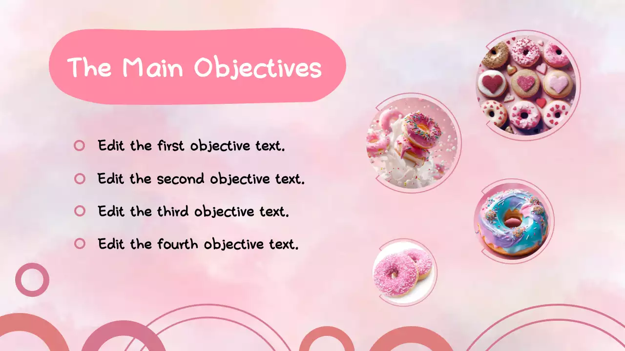 핑크와 파스텔의 귀여운 그룹 프로젝트 프레젠테이션