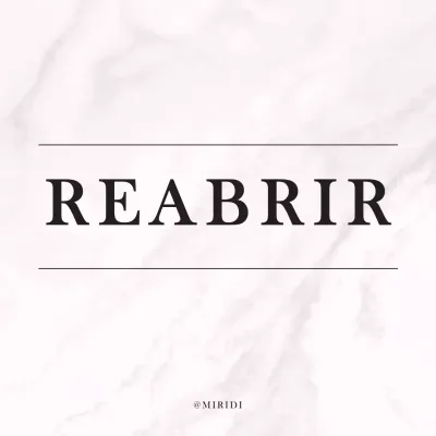 Un sencillo puesto de renovación de escaparates en blanco y negro