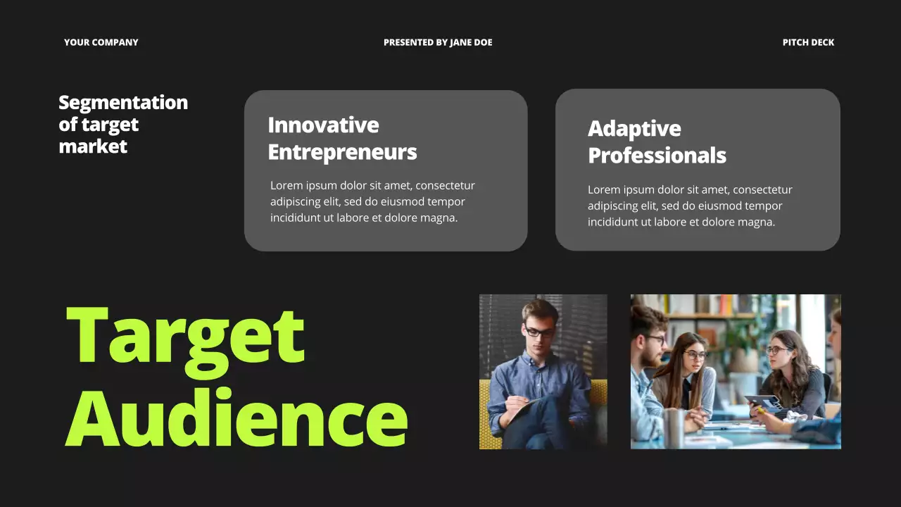 Blue Modern Business Pitch Presentation