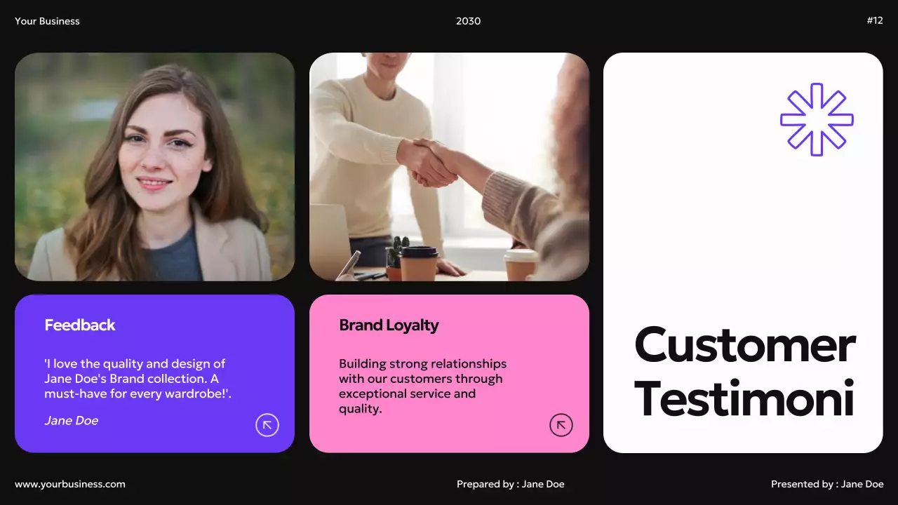 Black Blue Pink Modern Geometric Bento Box Brand Identity Guidelines Instruction