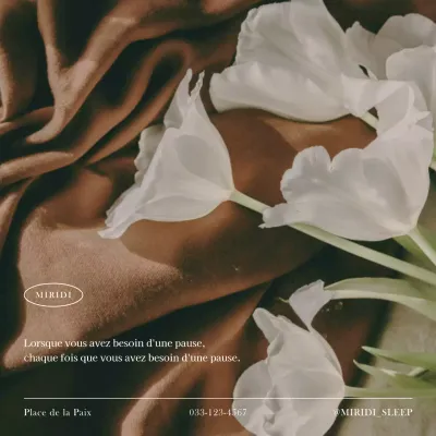 Des pages d'atterrissage tendance en marron et blanc