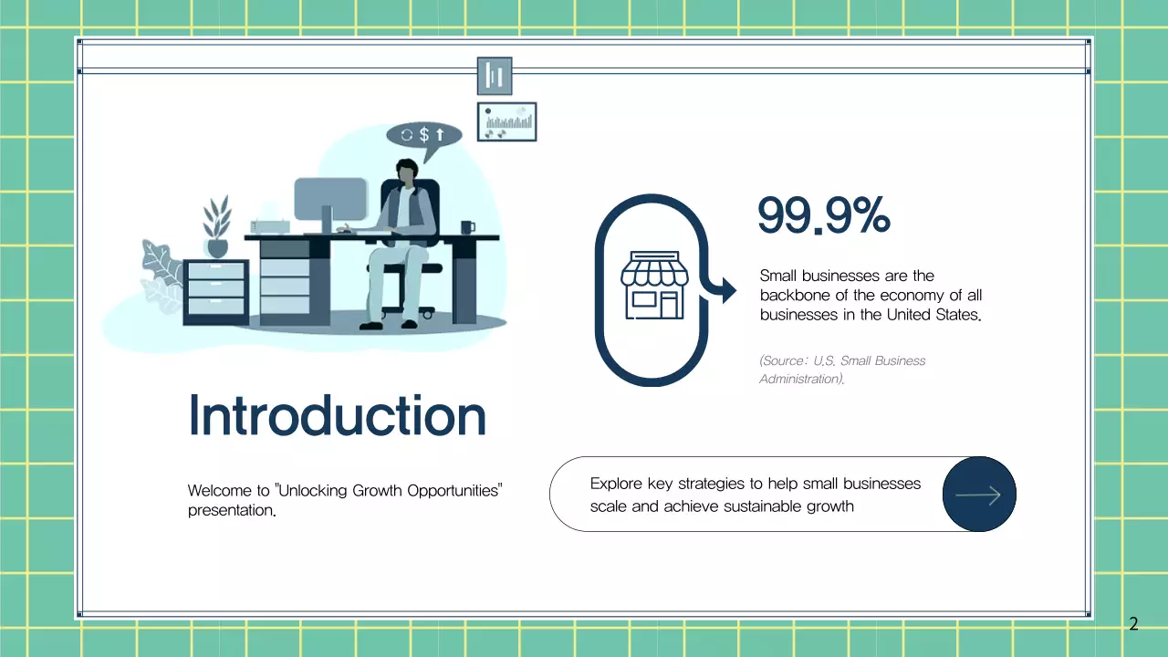 Apresentação do Guia de Negócios Modernos Azul