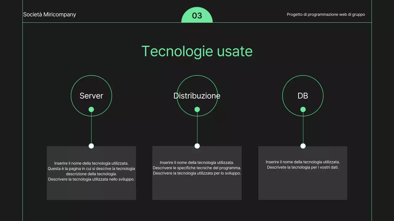 Un semplice brief di sviluppo web in bianco e nero