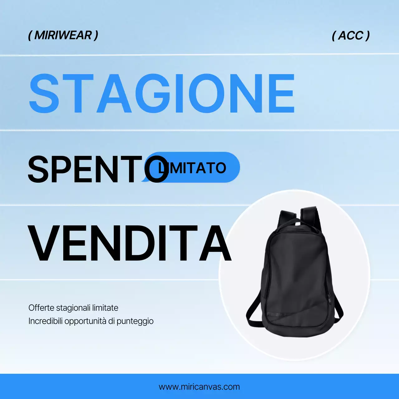 Una copertina di tendenza in blu e bianco