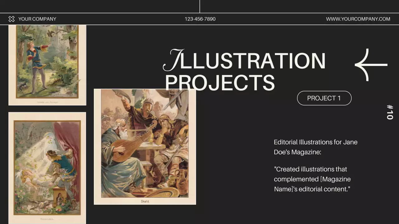 Beige Modern Portfolio Invitation Presentation