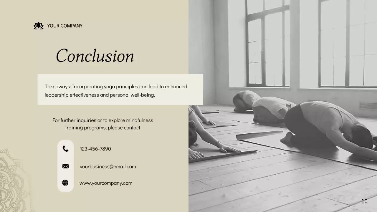 Beige Minimal Yoga Guide Presentation