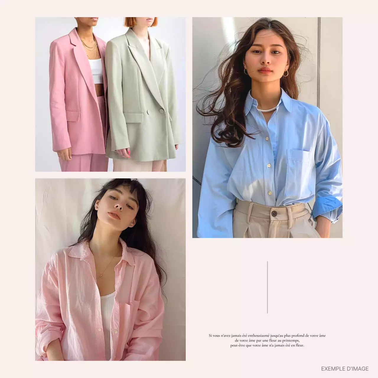 Promouvoir un modèle de mode kitsch en rose