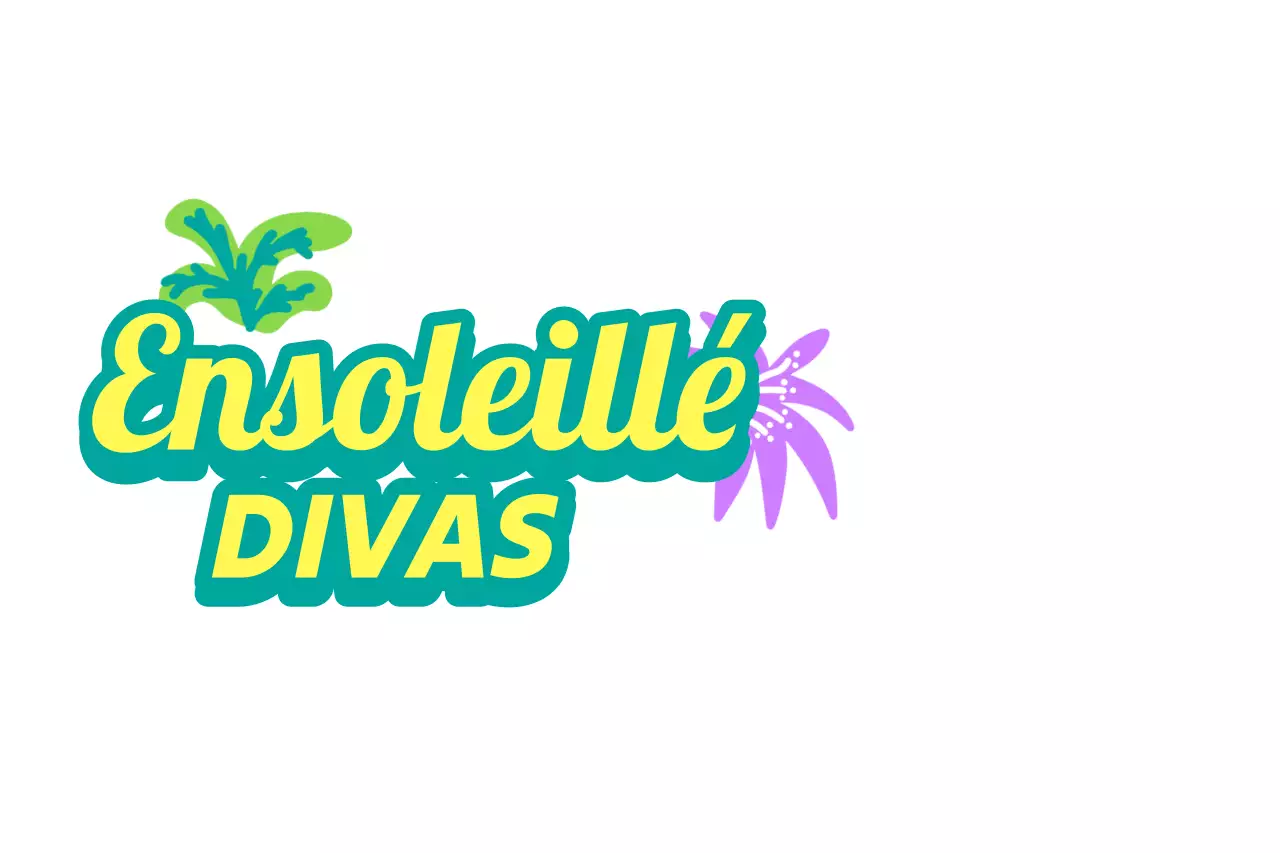 Concept de typographie anglaise multicolore pour un club de surf