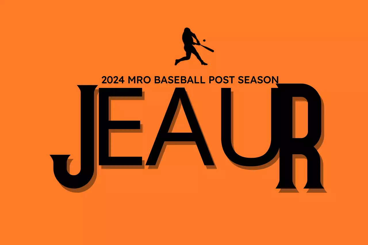 Design sportif fort avec le nom d'une équipe de baseball